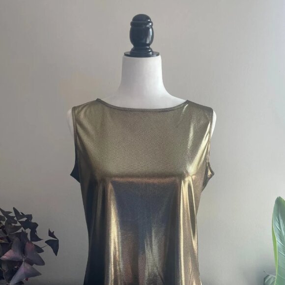 90s Libra Liquid Gold Tank Top - Picture 2 of 5